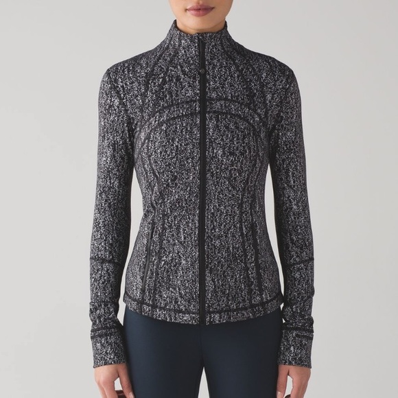 lululemon athletica Jackets & Blazers - Lululemon Define Jacket
Luon Suited Jacquard Black White